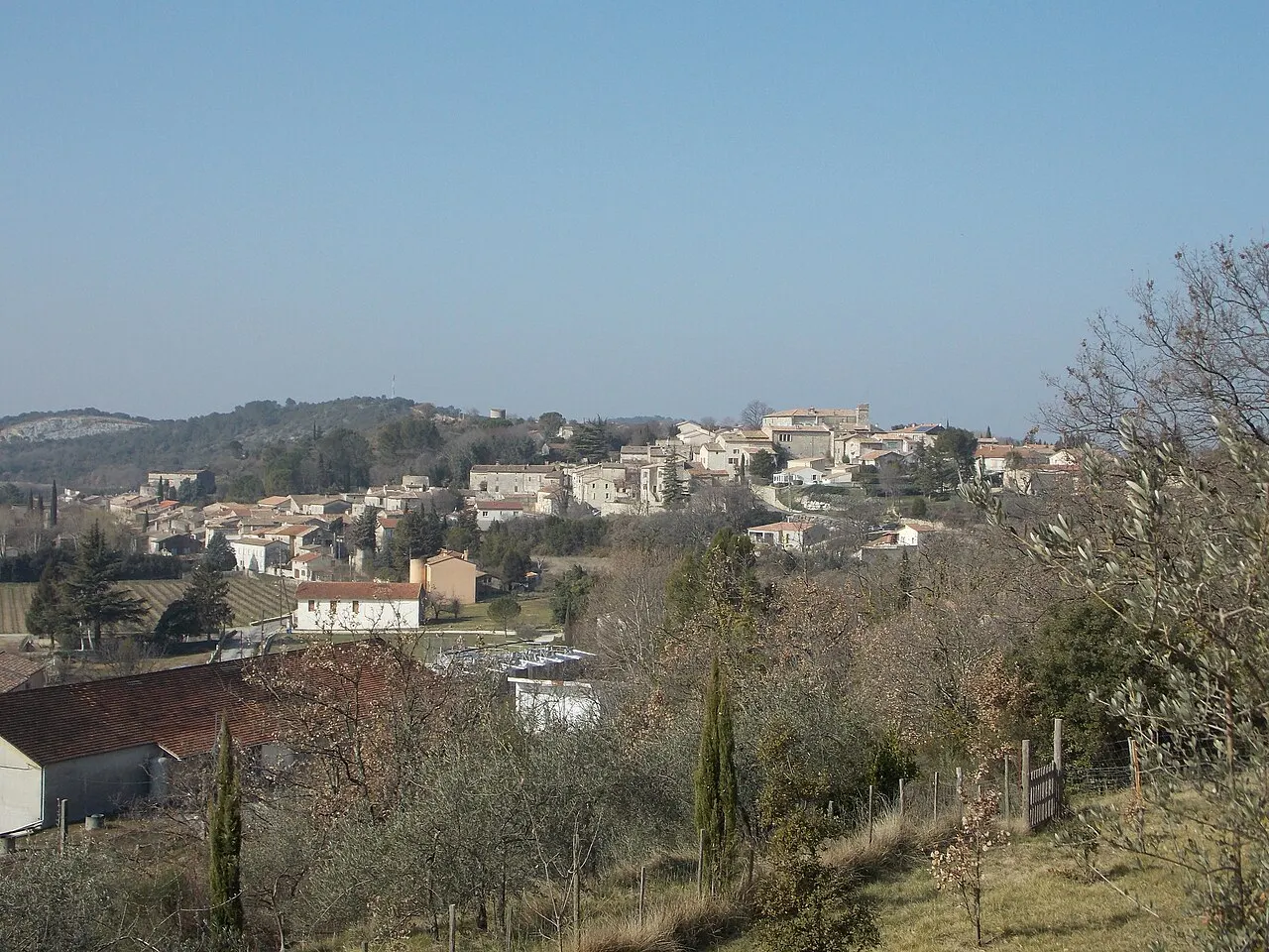 Vue du village de Ners.