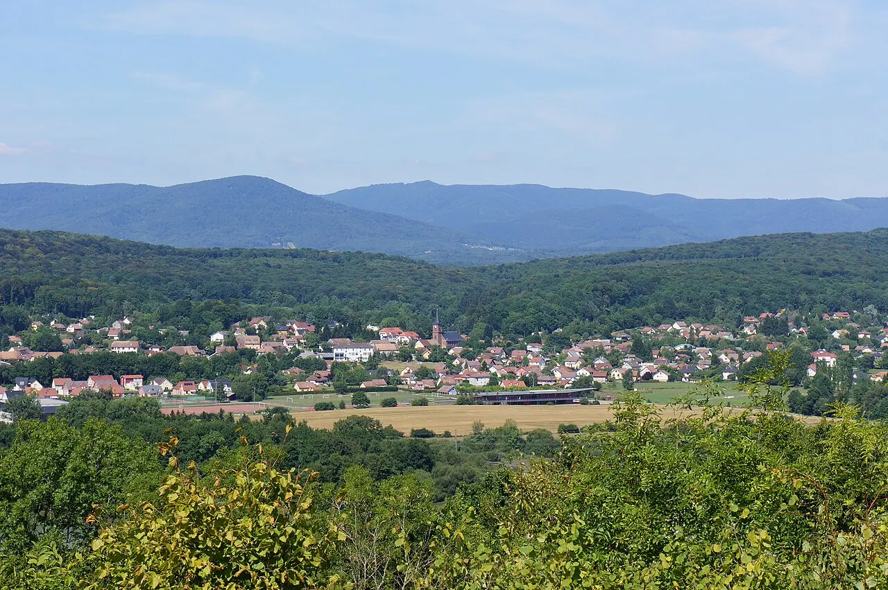 Vue général d'Offemont.
