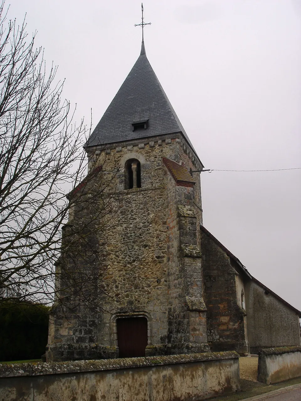 Eglise d'Ognes, Marne, France