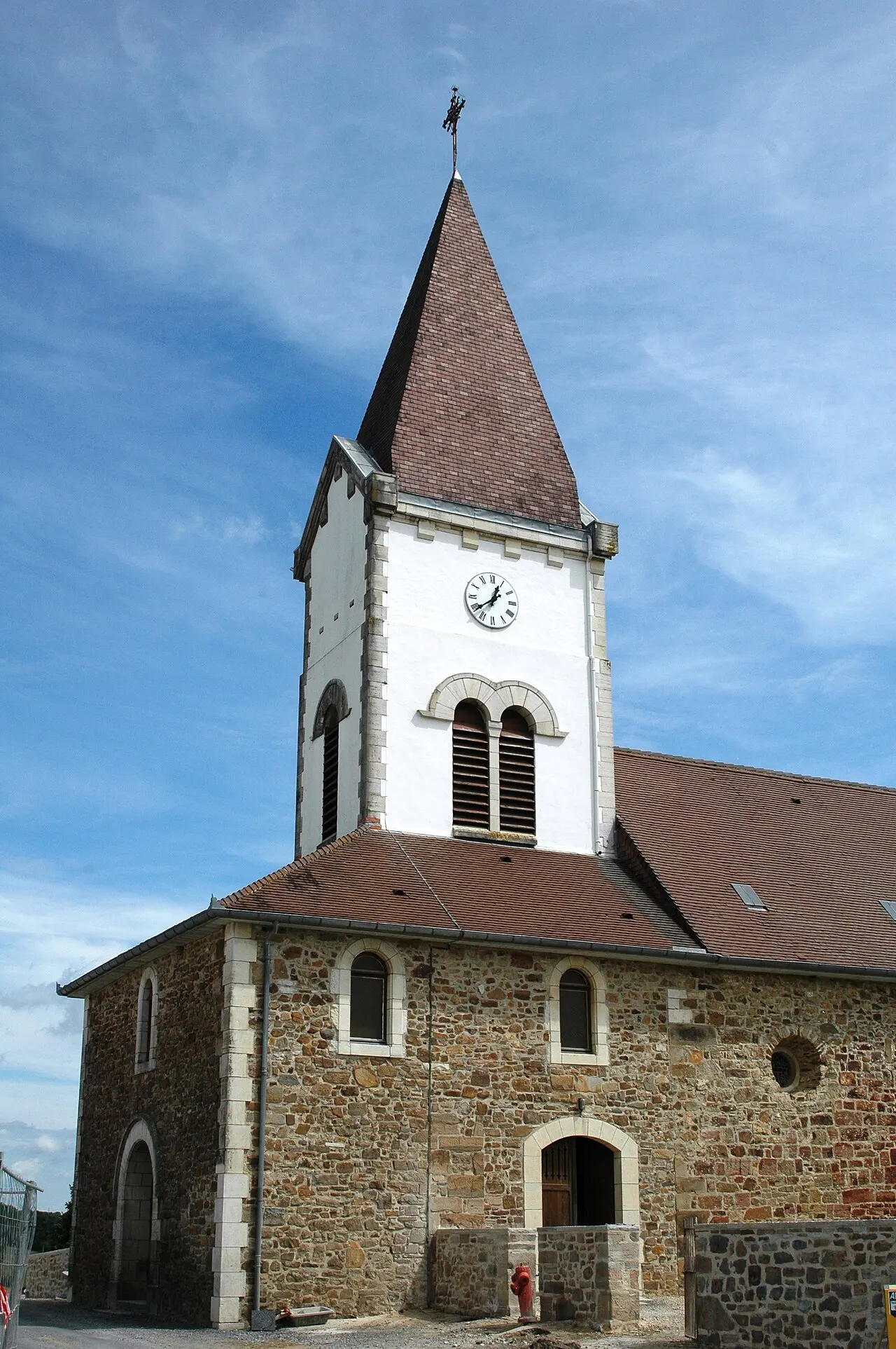 L'église Saint-Jean-Baptiste à Orègue