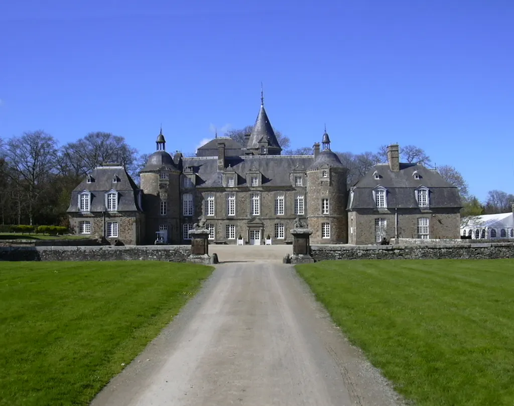 Château de la Bourbansais, en Bretagne.