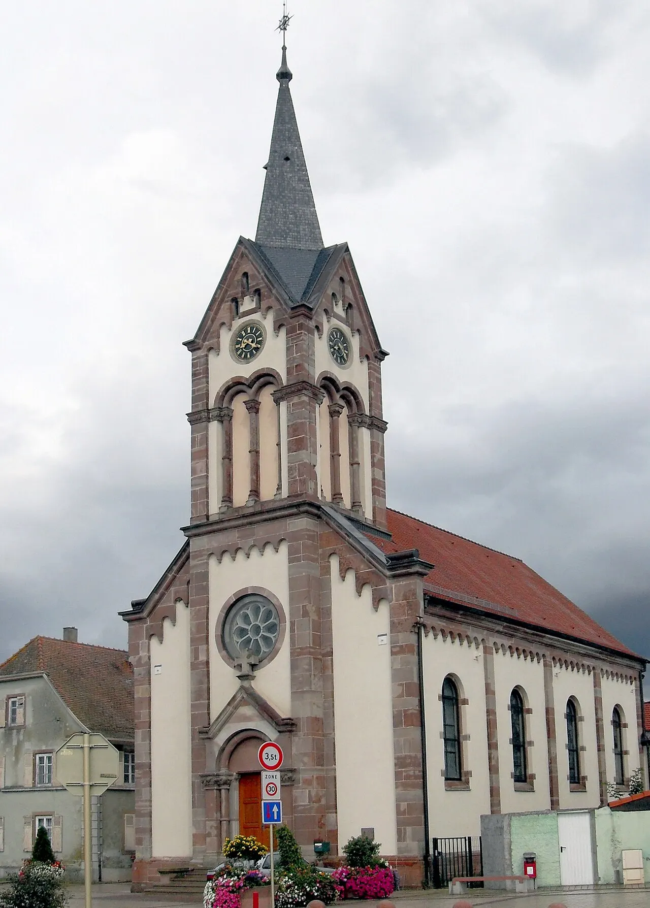 L'église Saint-Étienne à Pulversheim