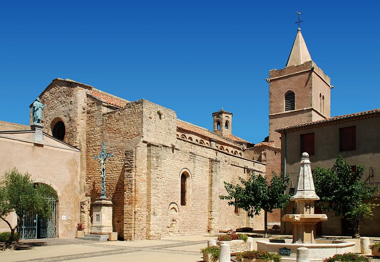 France - Languedoc - Hérault - Église Sainte-Marie de Quarante