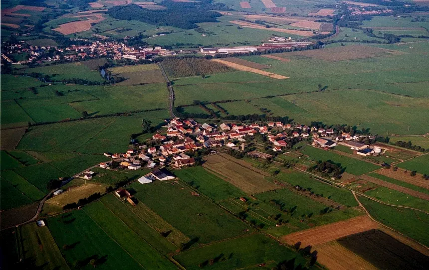 Sailly vue du ciel