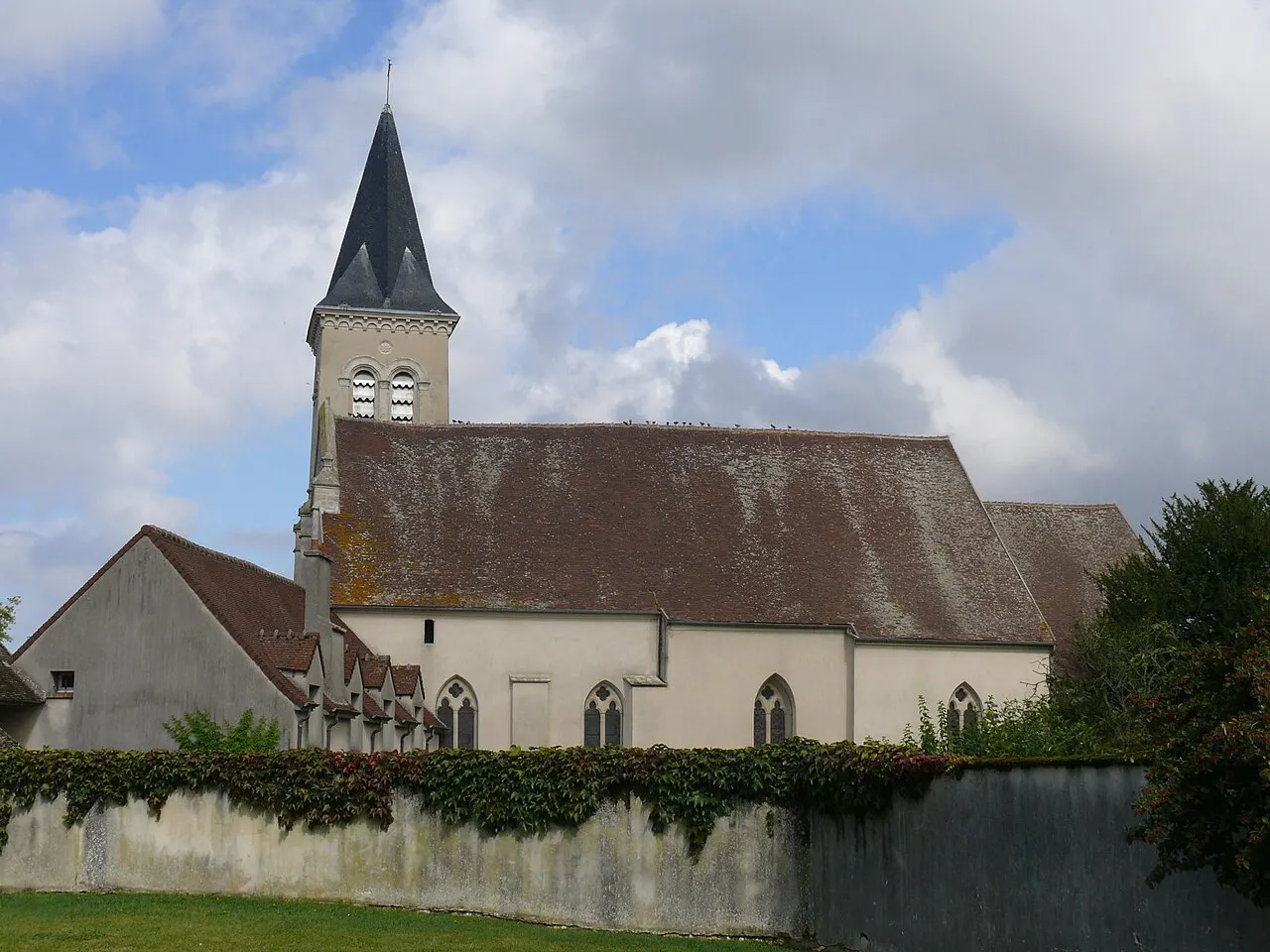 Église Saint-Pathus de Saint-Pathus (Seine-et-Marne, Île-de-France, France).