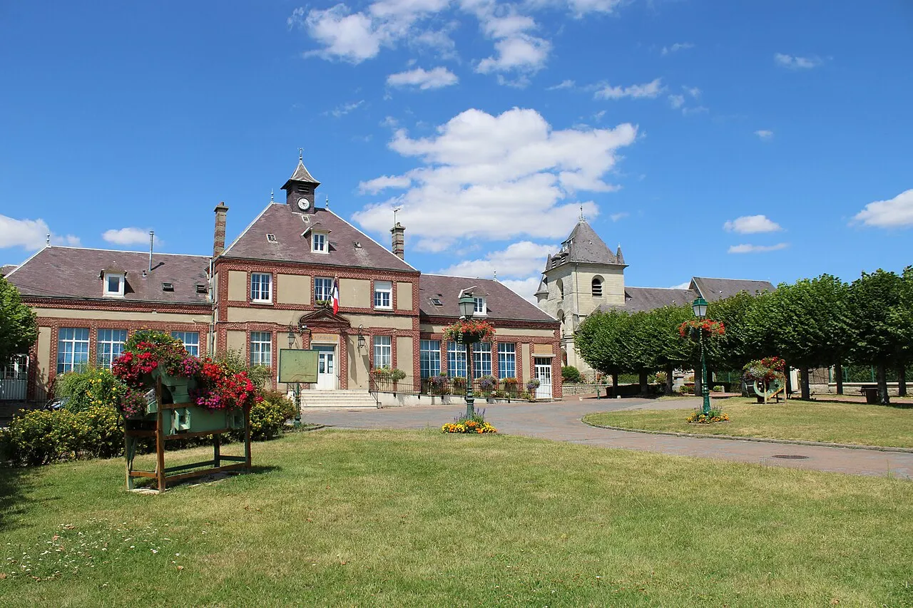 La place de la mairie.