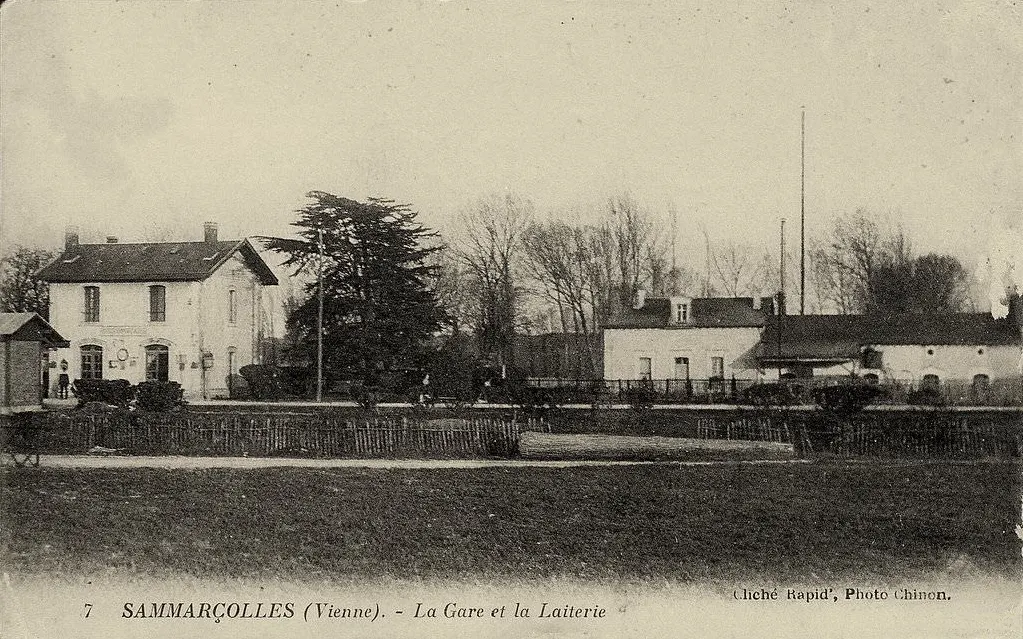 La gare vers 1910
