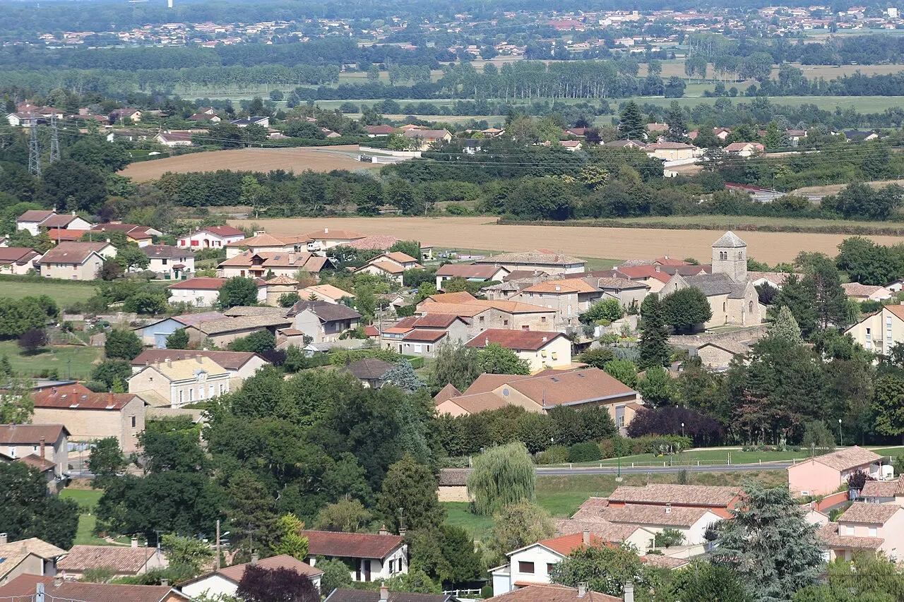 Vue de Sancé depuis la Grisière.
