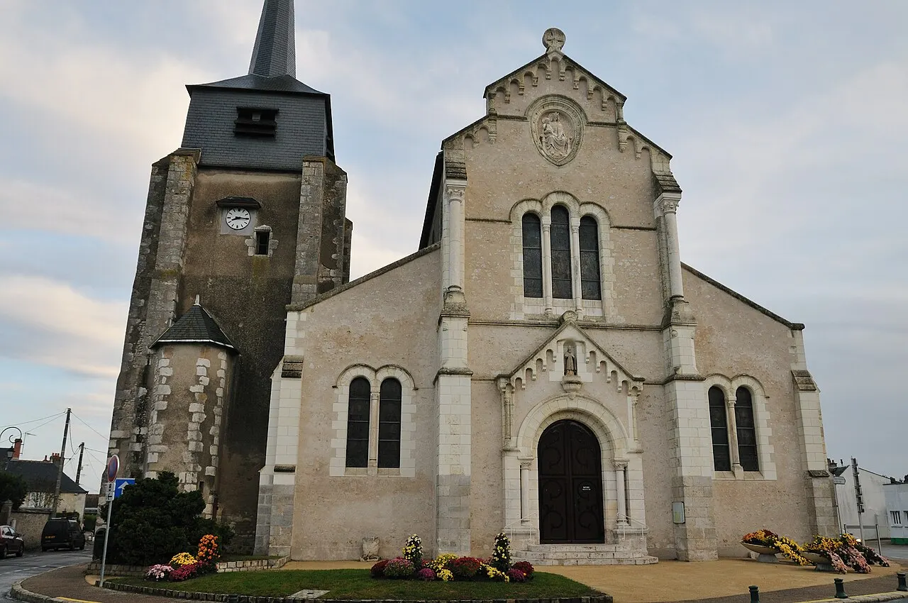 Église Saint-Aignan, Sandillon, Loiret, France