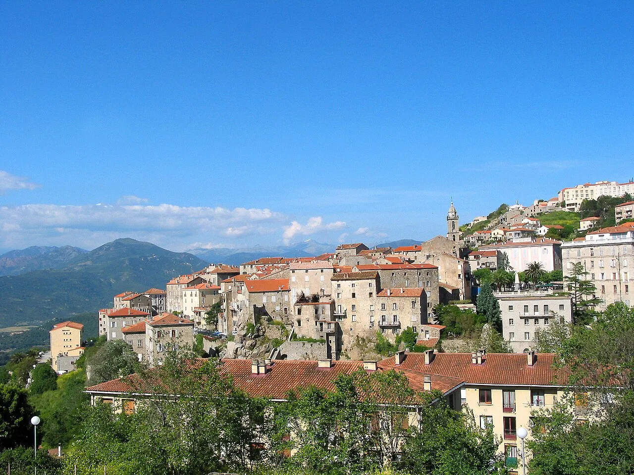 Sartène (Corse du Sud), - France , la vieille cité.