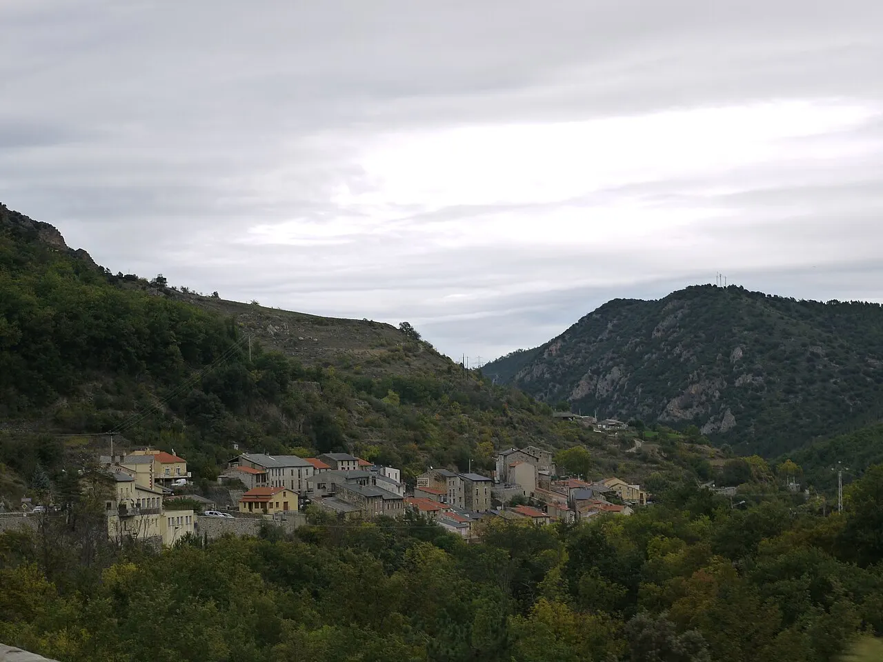 Vue générale de Serdinya.