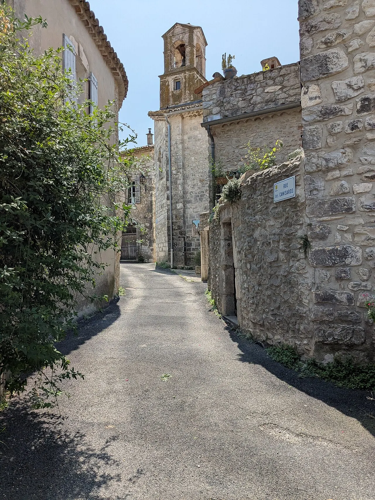 Depuis la place des Hirondelles.