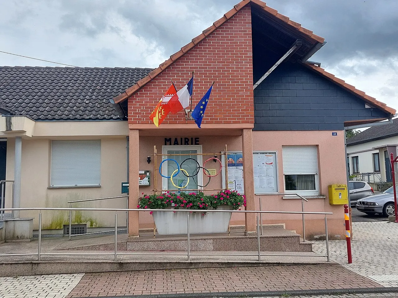Mairie rue principale à Siegen (Bas-Rhin)