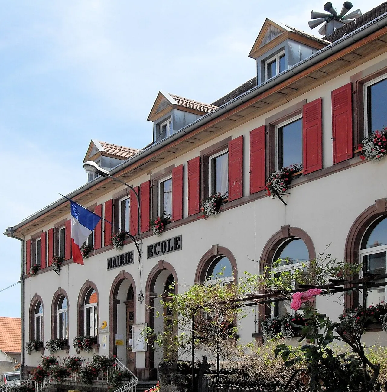 La mairie-école de Steinbach