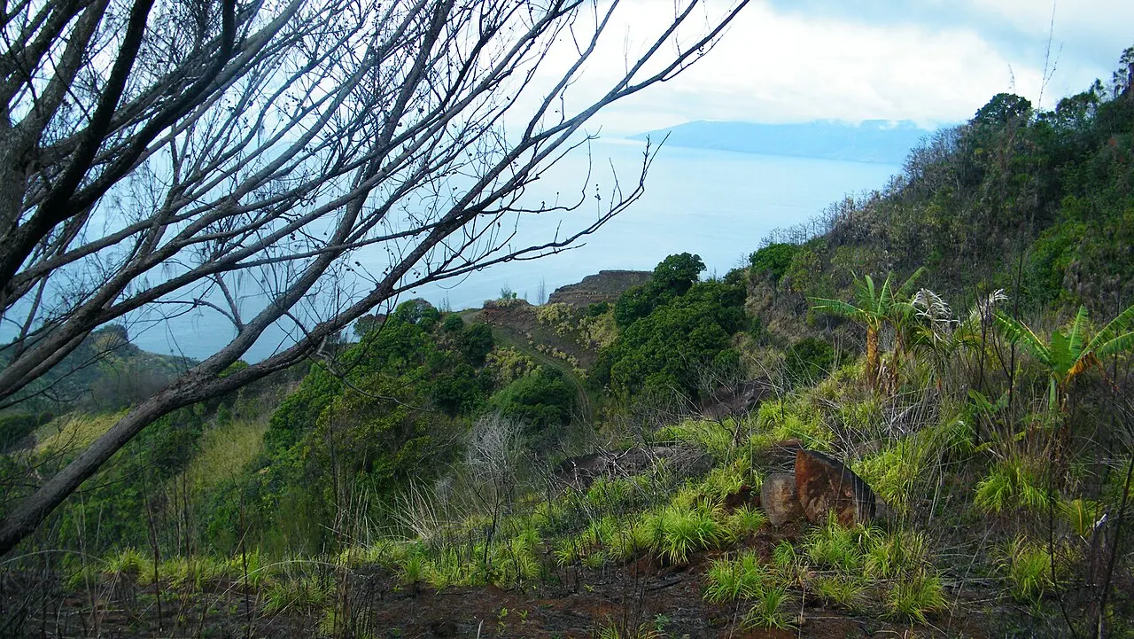 Vue des montagnes de Tahuata