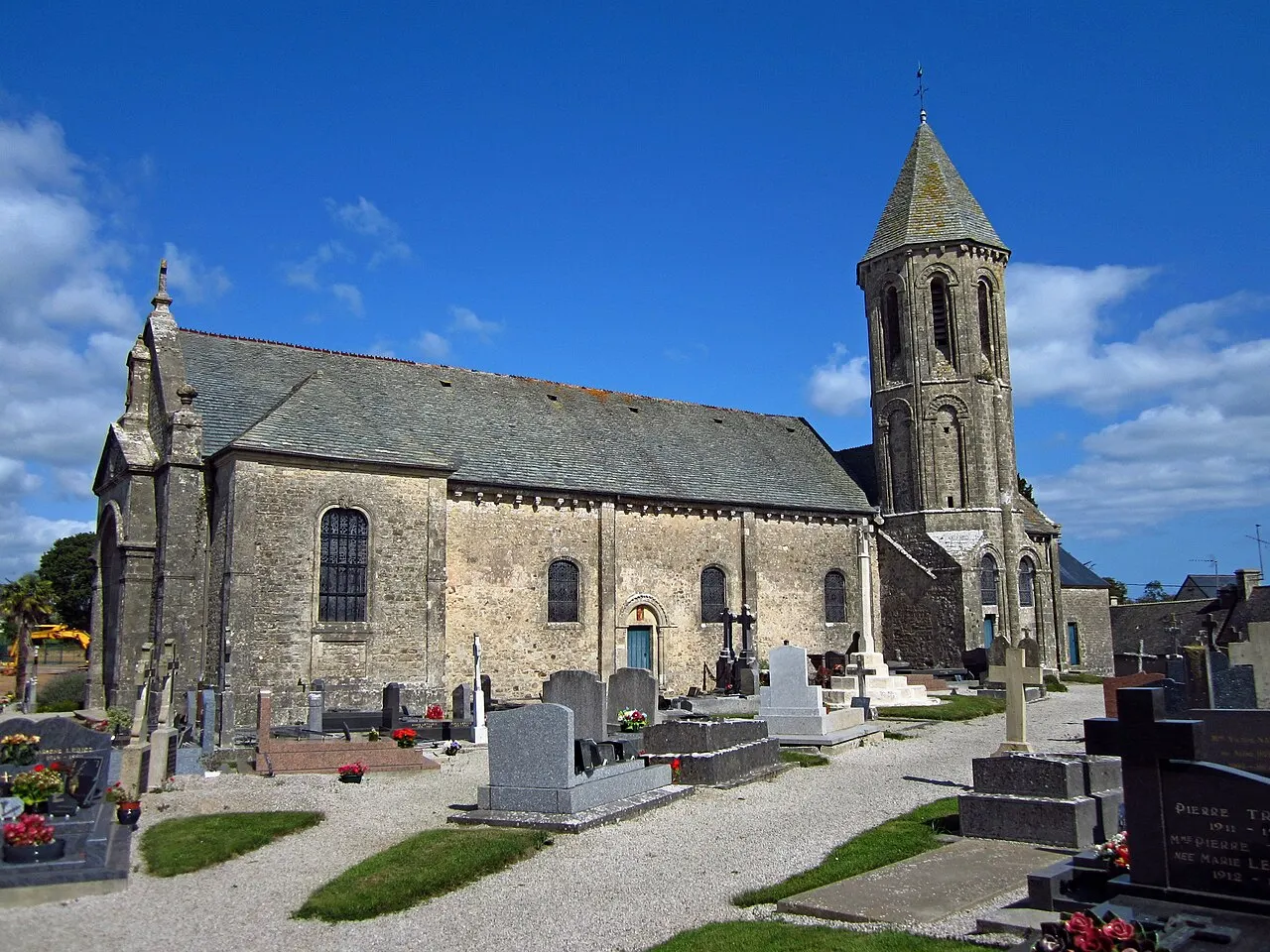 Église Notre-Dame-de-l'Assomption de fr:Tamerville (style roman)