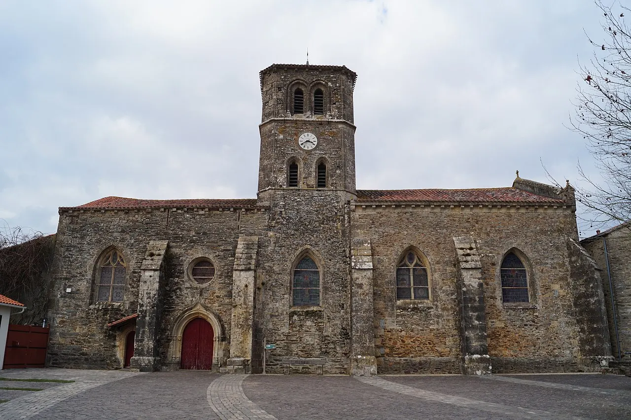 L’église Sainte-Quitterie de La Tardière.