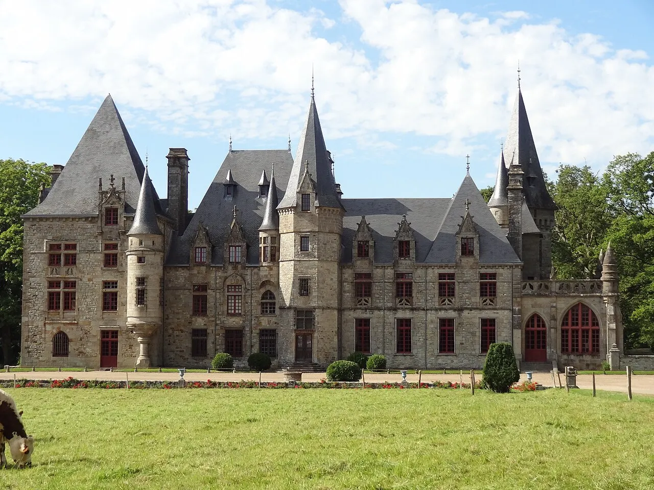 Chateau du Bois-Cornillé à Val-d'Izé en Ille-et-Vilaine
