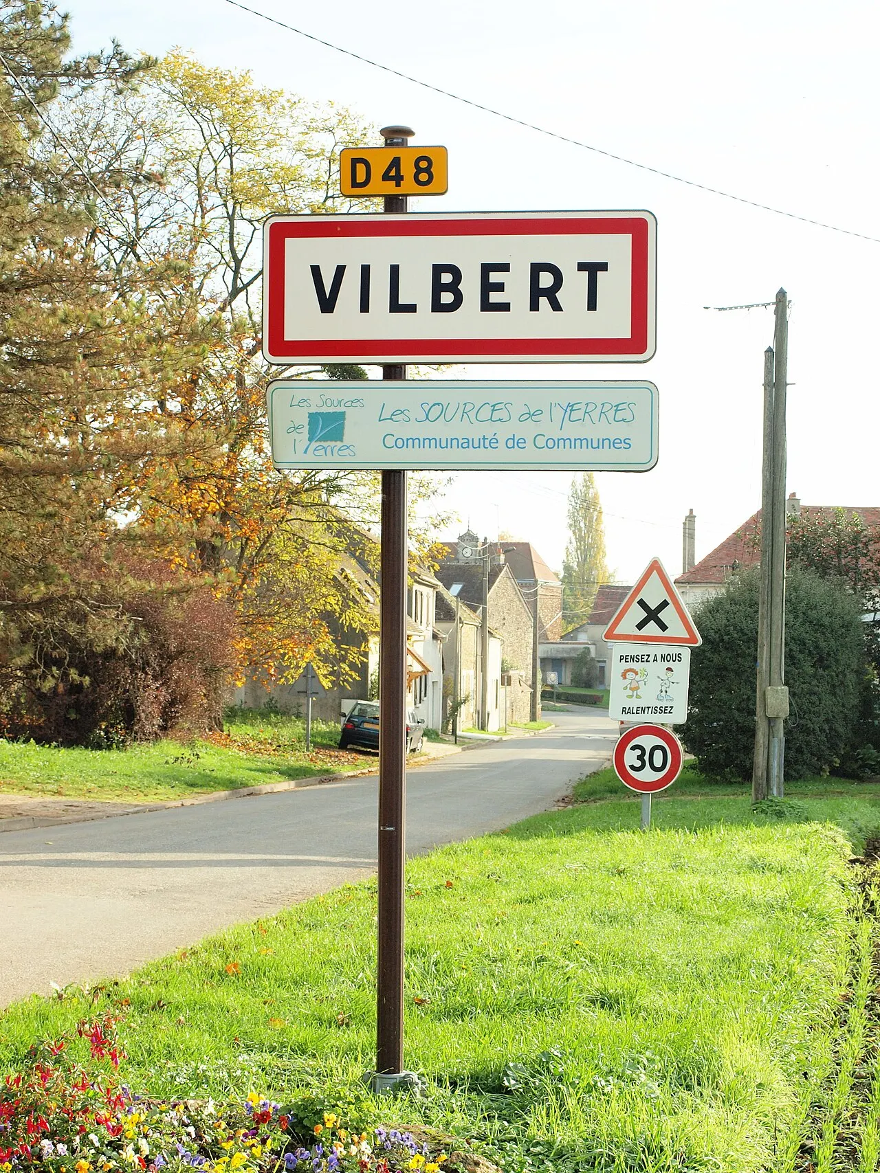 Bernay-Vilbert (Seine(er-Marne, Marne) ; bourg de Vilbert