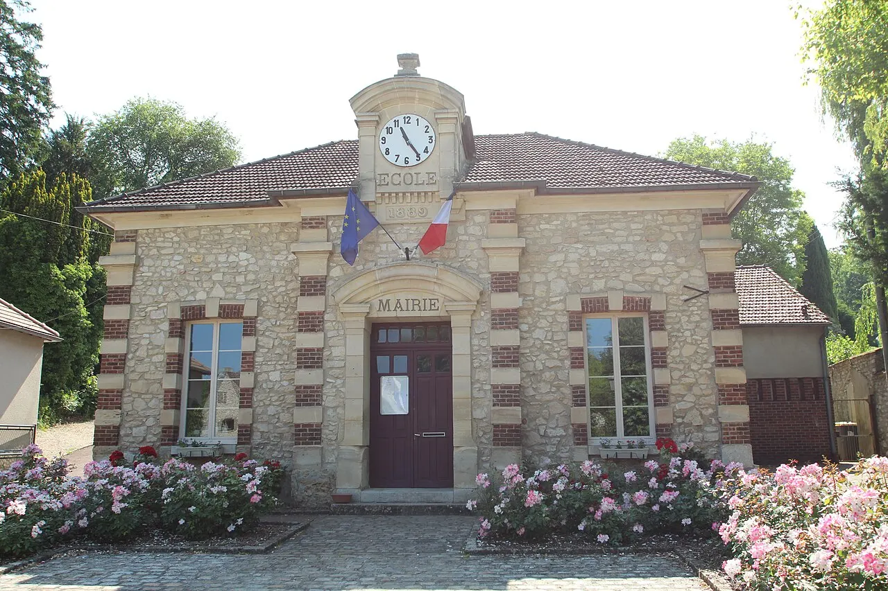 Mairie de Villette dans le département des Yvelines en France.
