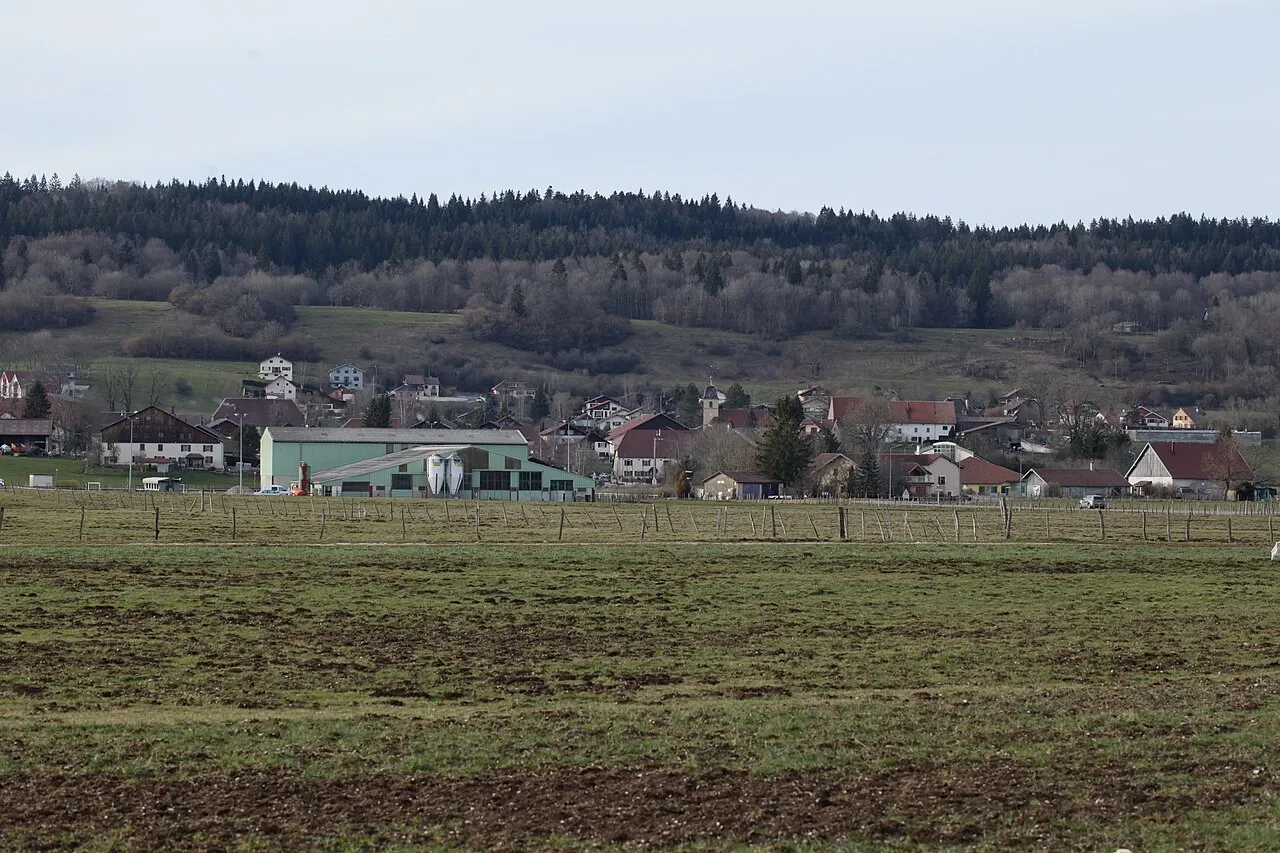 Vue de Vuillecin (Doubs).