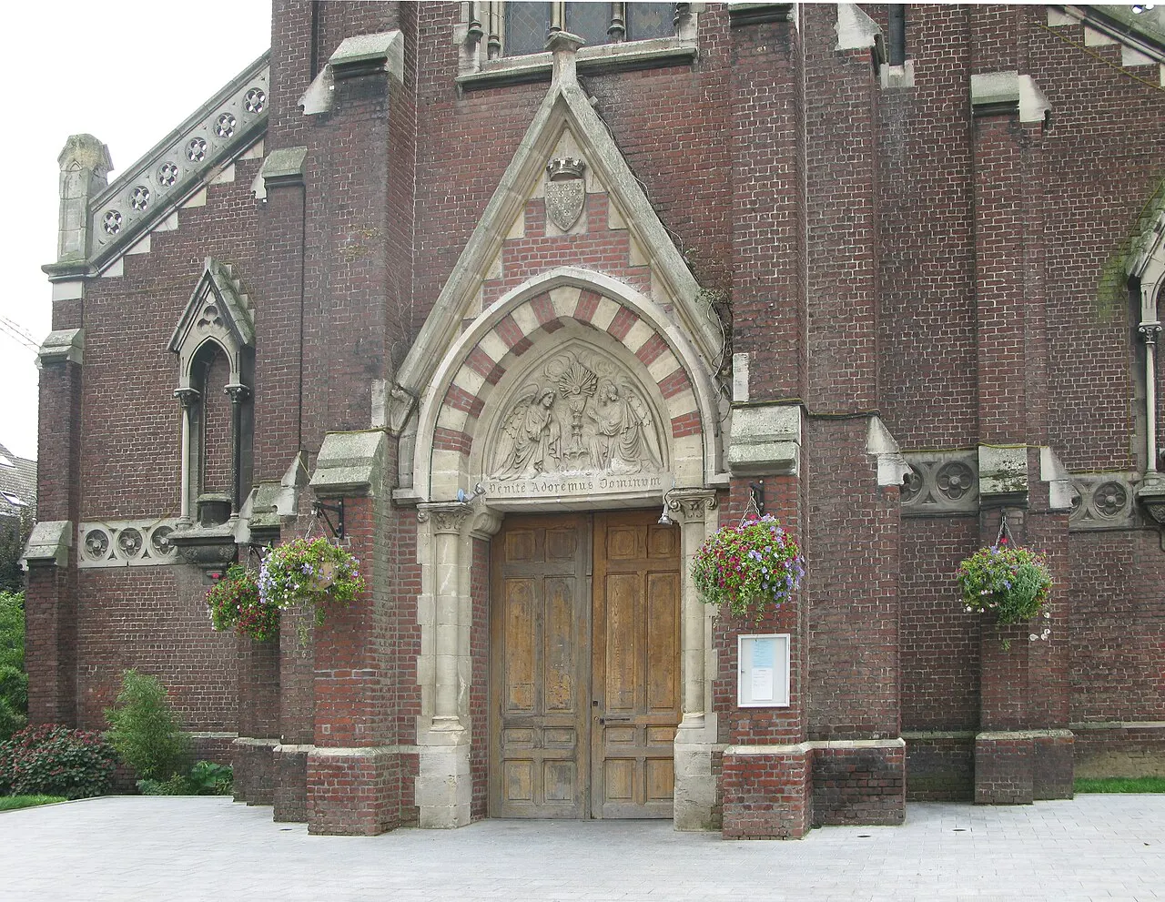 Portail de l'église Saint-Nicolas, Wasquehal.