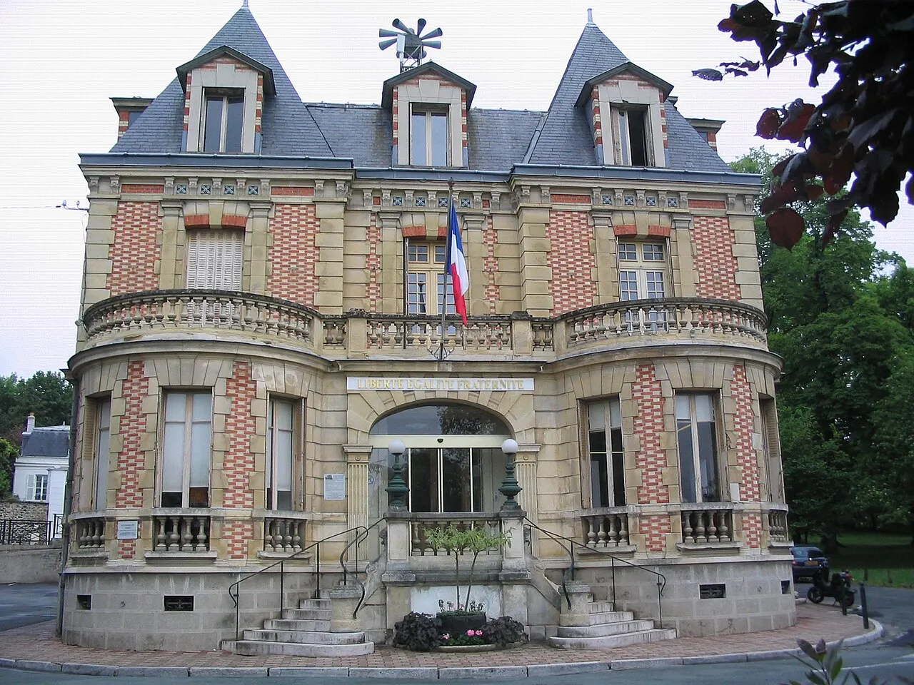 Mairie d'Yerres (91330) dans l'Essonne en France